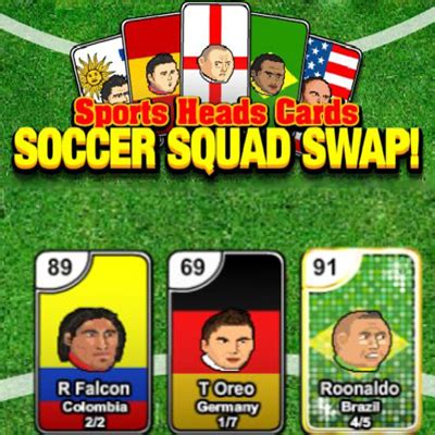 Sports Heads Cards: Soccer Squad Swap .